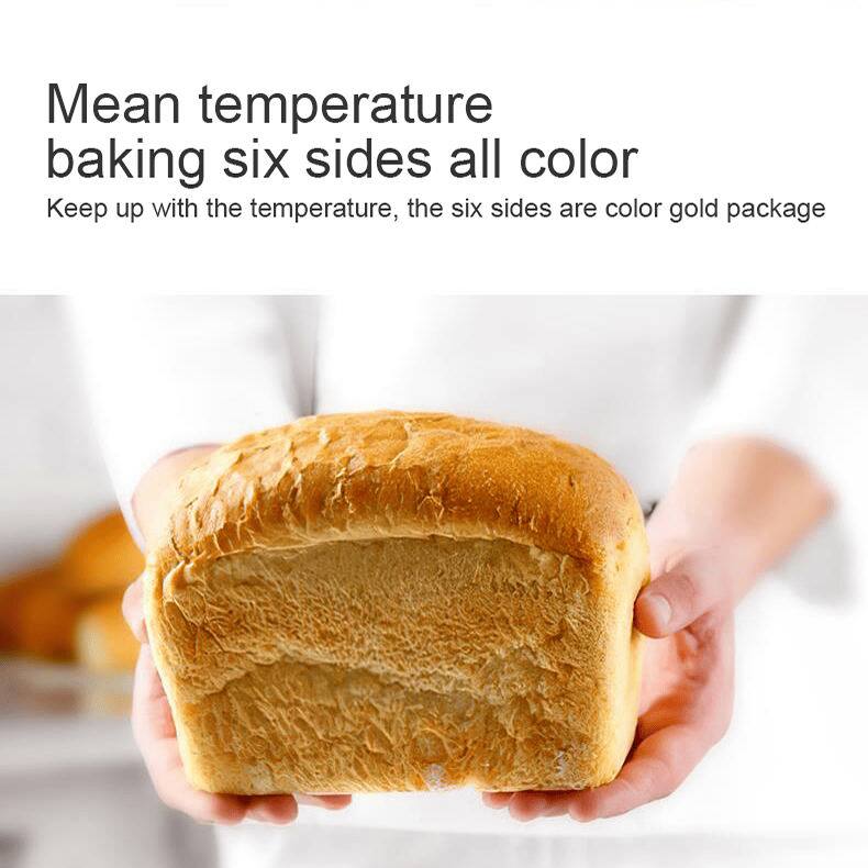 Mean temperature baking six sides all color

Keep up with the temperature, the six sides are color gold package