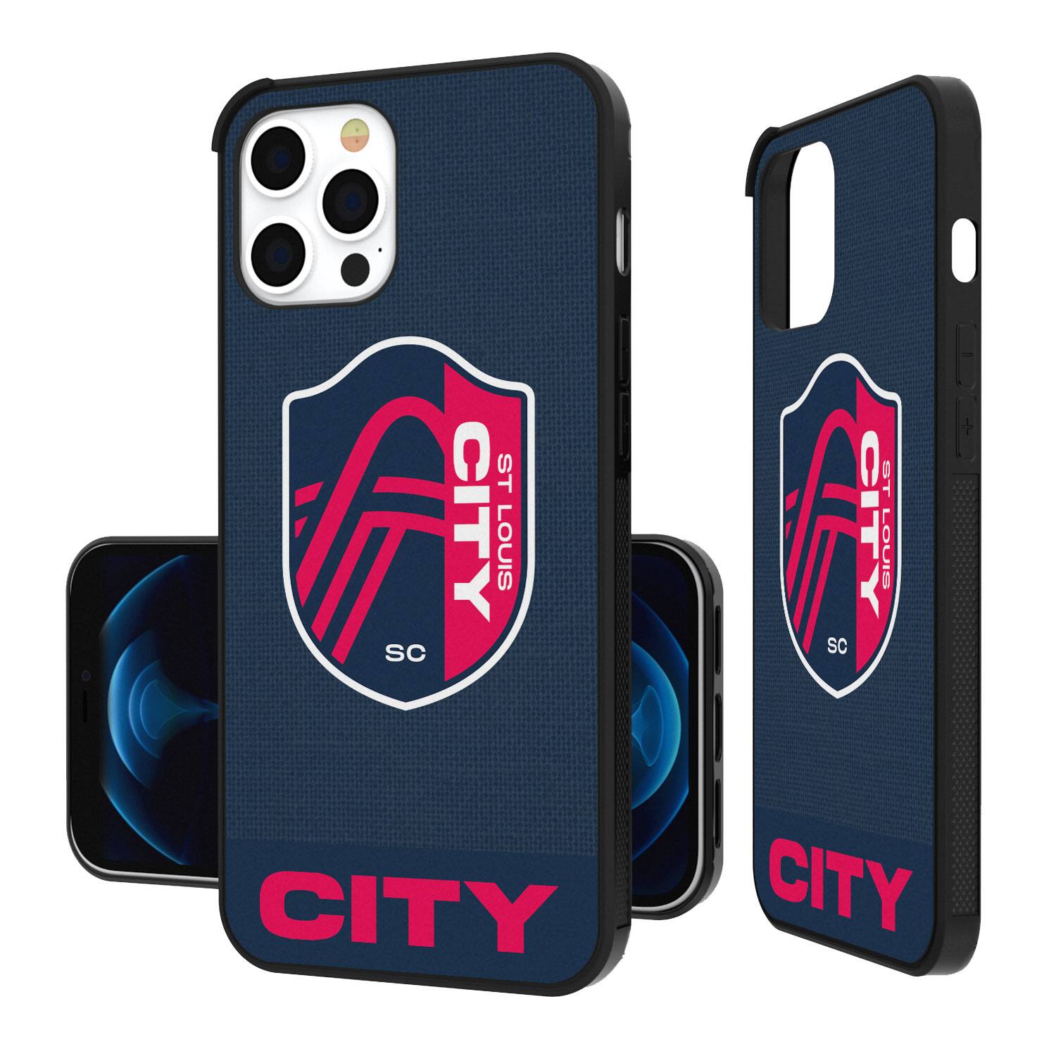 Keyscaper - MLS - St. Louis City SC iPhone Endzone Design Bump Case - 14 - Multicolor