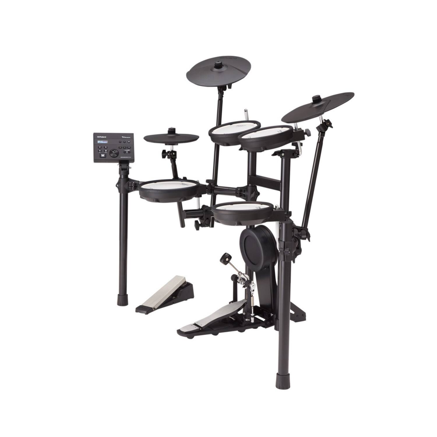 Left. Roland - Roland TD-07KV V-Drums Electronic Drum Set.