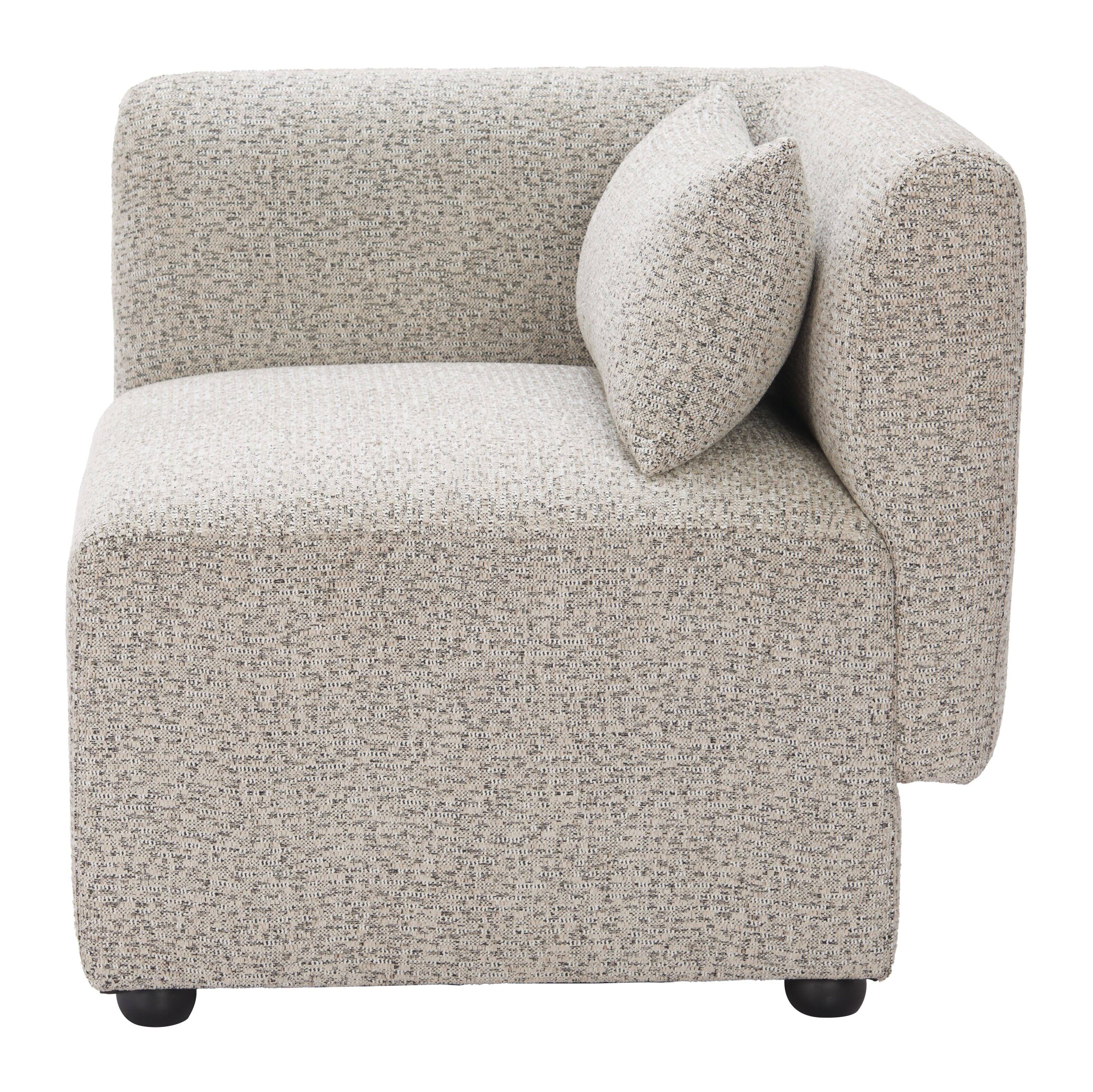 Back. Hivvago - Simu Corner Chair Dune Greige - Dune Greige.