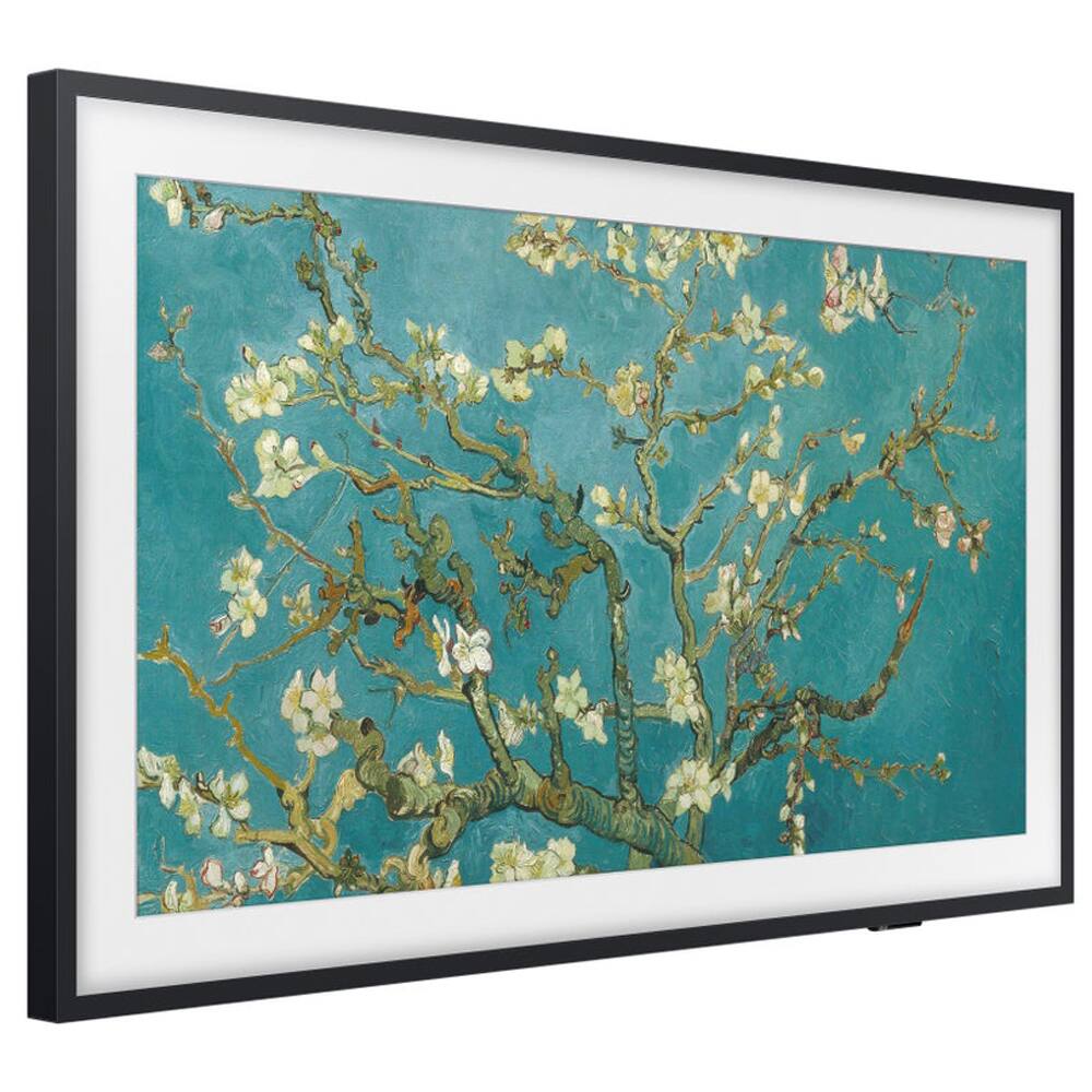 Alt View 6. Samsung - 32"  The Frame QLED HDR 4K Smart TV 2023 with 2x Frame Smart Speaker.