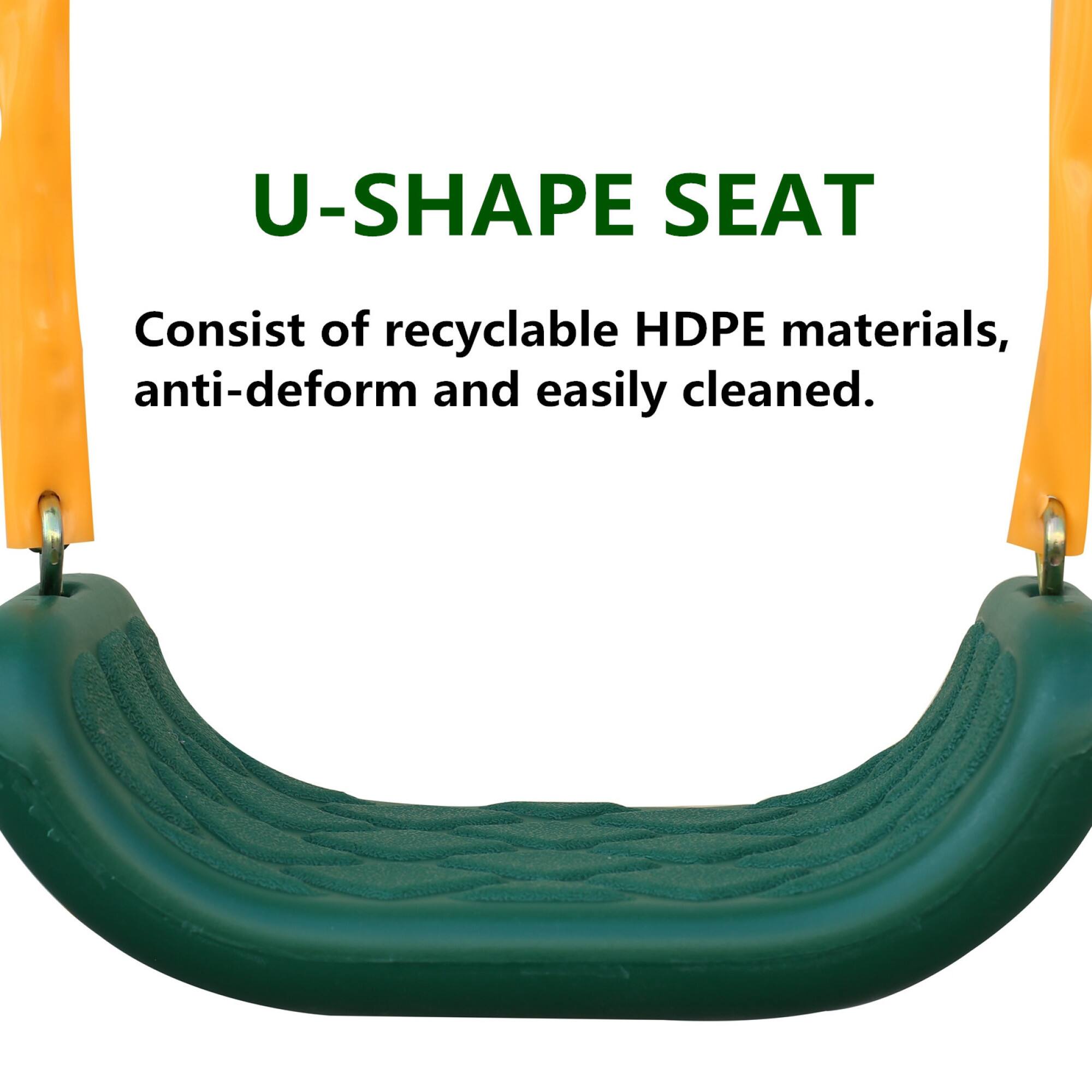 U-SHAPE SEAT

Consist of recyclable HDPE materials, anti-deform and easily cleaned.