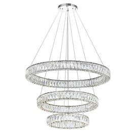 CWI Lighting - Madeline LED Chandelier With Finish - Chrome