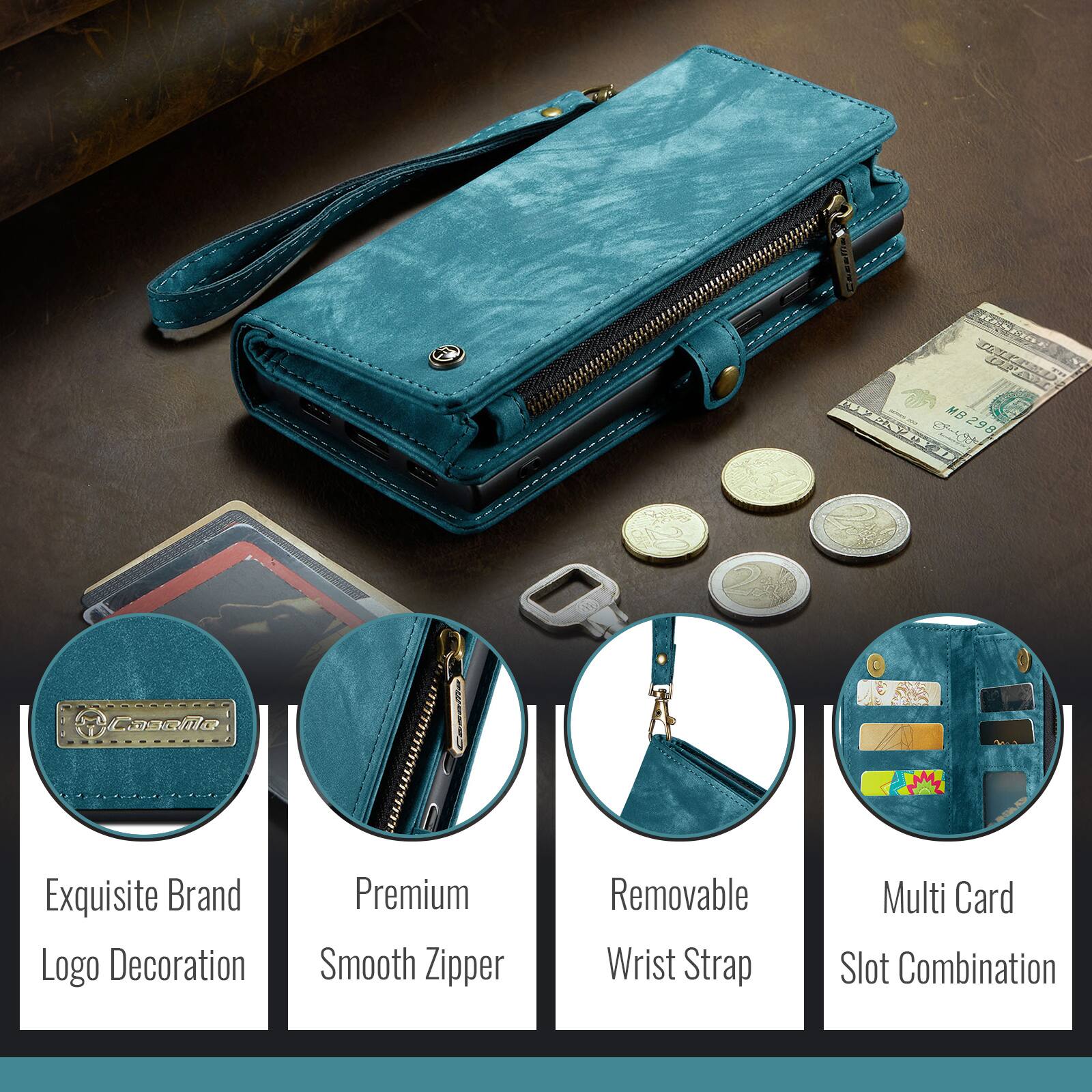 FRESKINE F O MB 8298

Exquisite Brand Logo Decoration
Premium Smooth Zipper
Removable Wrist Strap
Multi Card Slot Combination