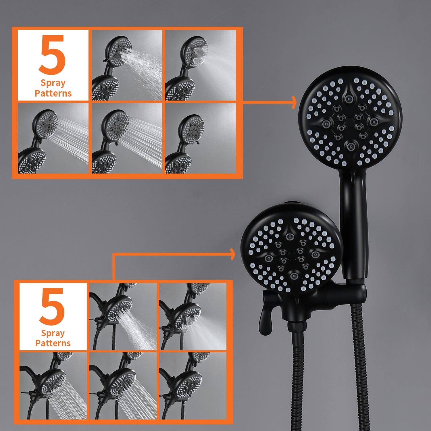 5 Spray Patterns

5 Spray Patterns