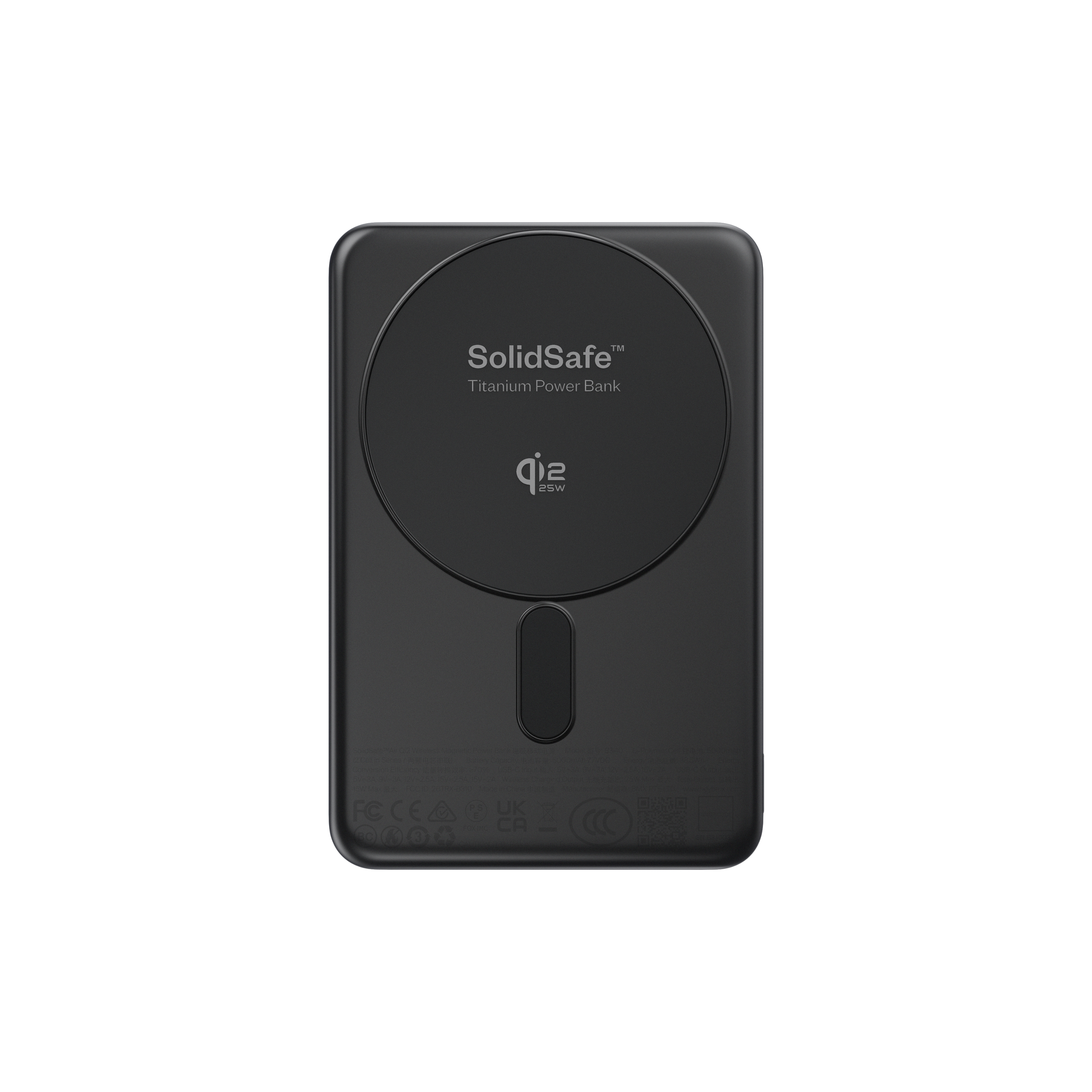 TM SolidSafe Titanium Power Bank  
25W  
FC CE 30 3  
UK CA 11:00