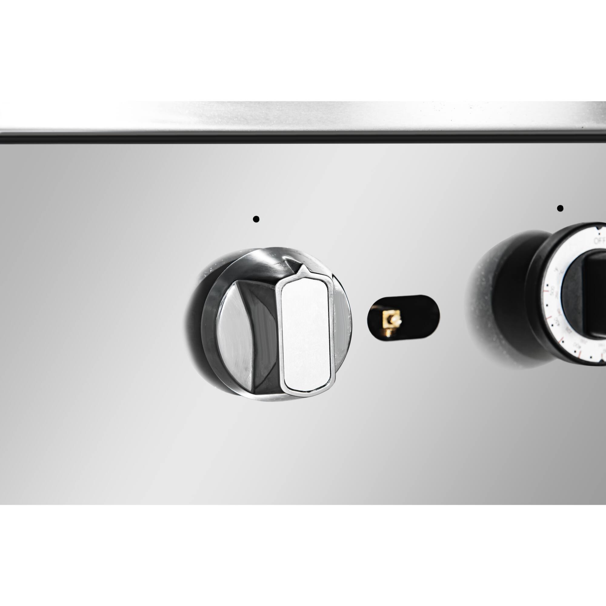 Alt View 5. Koolmore - 36 in. Commercial Oven with Griddle Top, 90000 BTU in Stainless-Steel (KM-CRG36G-NG) - Stainless Steel.