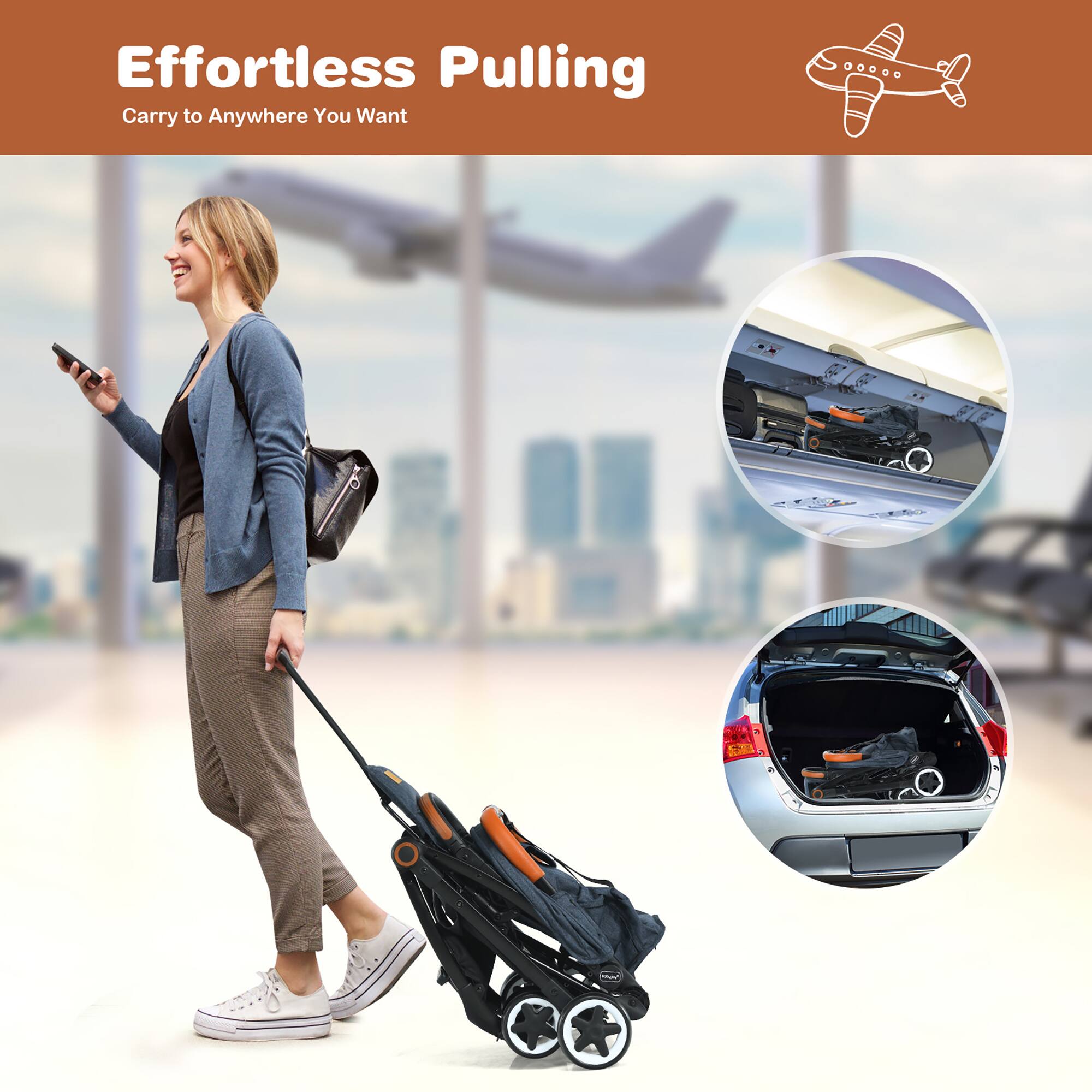 Effortless Pulling
Carry to Anywhere You Want