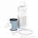 Alt View 14. Pure Enrichment - 2-in-1 True HEPA Replacement Filter for the PureZone Mini Portable Air Purifier (PEPERSAP) - Grey.