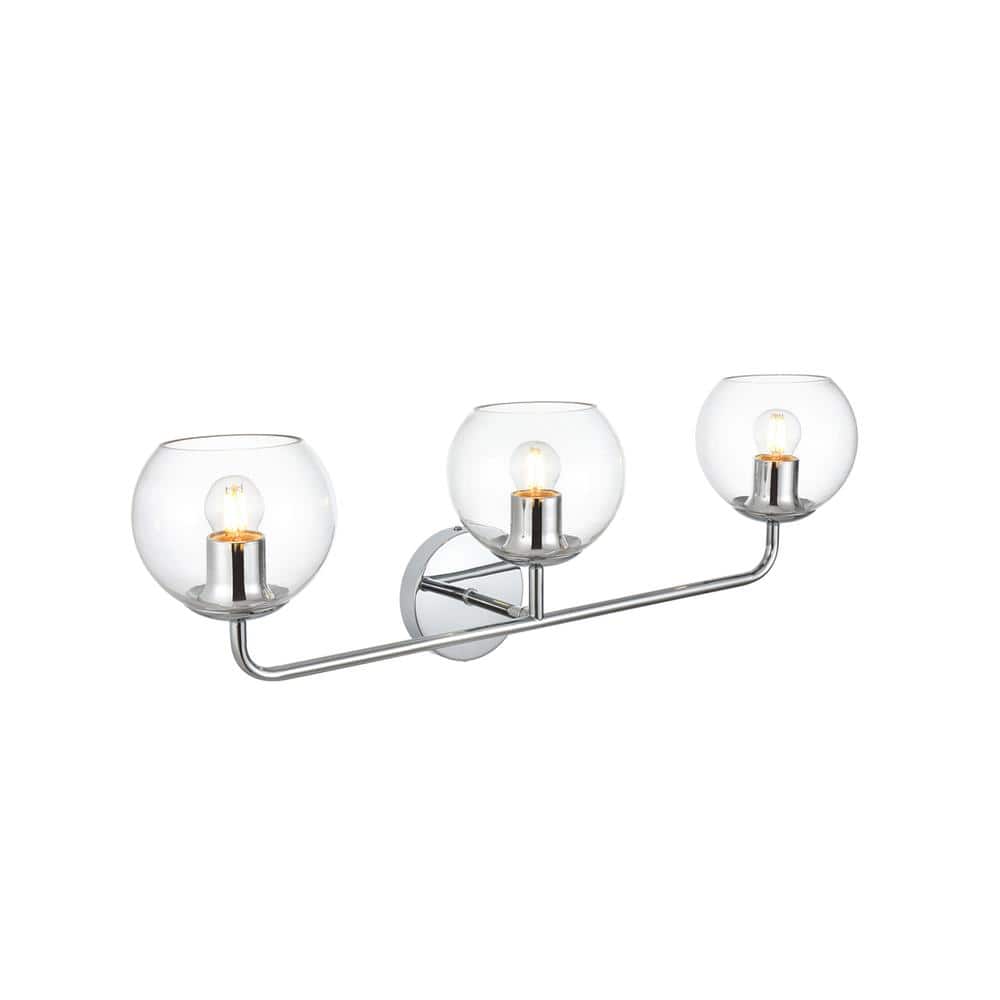 Living District - Genesis 3 light Bath Sconce - Chrome And Clear price history on PriceWatchPro