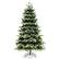 Alt View 19. Costway - 6 FT Pre-Lit Christmas Tree 3 Modes Hinged with Quick Power Connector & 350 Lights - Green/White.