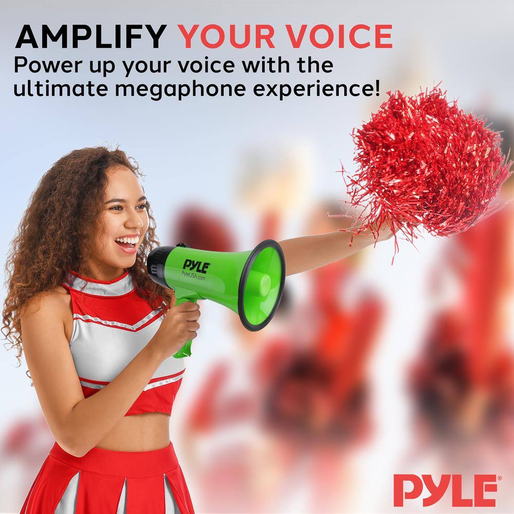 AMPLIFY YOUR VOICE
Power up your voice with the ultimate megaphone experience!
PYLE
PyleU5A.com
PYLE