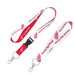 WinCraft - Detroit Red Wings 2-Pack Lanyard with Detachable Buckle & Key Strap Set - Multicolor
