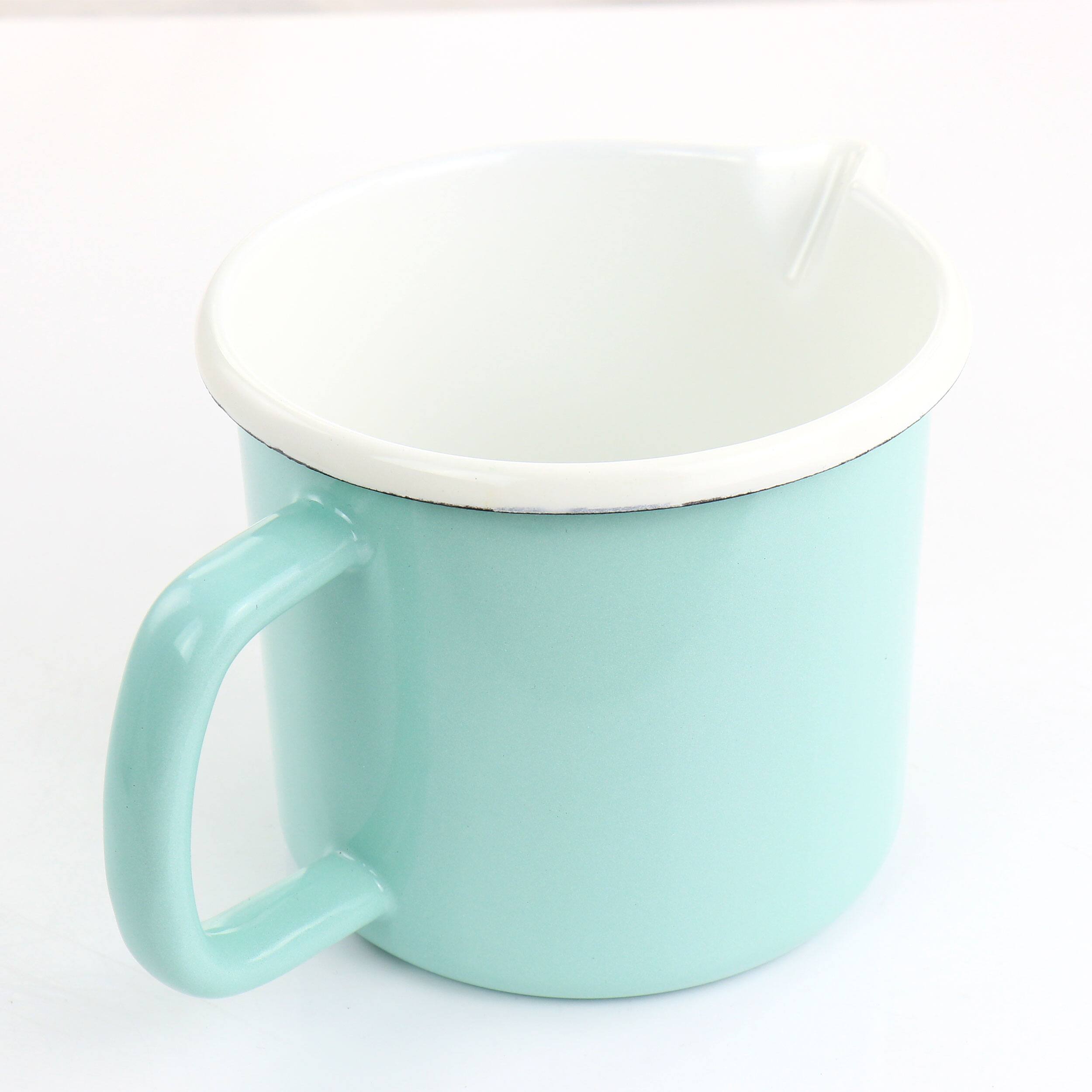 Alt View 3. Martha Stewart - Martha Stewart Enamel on Steel Measuring Cup in Turquoise - Turquoise.