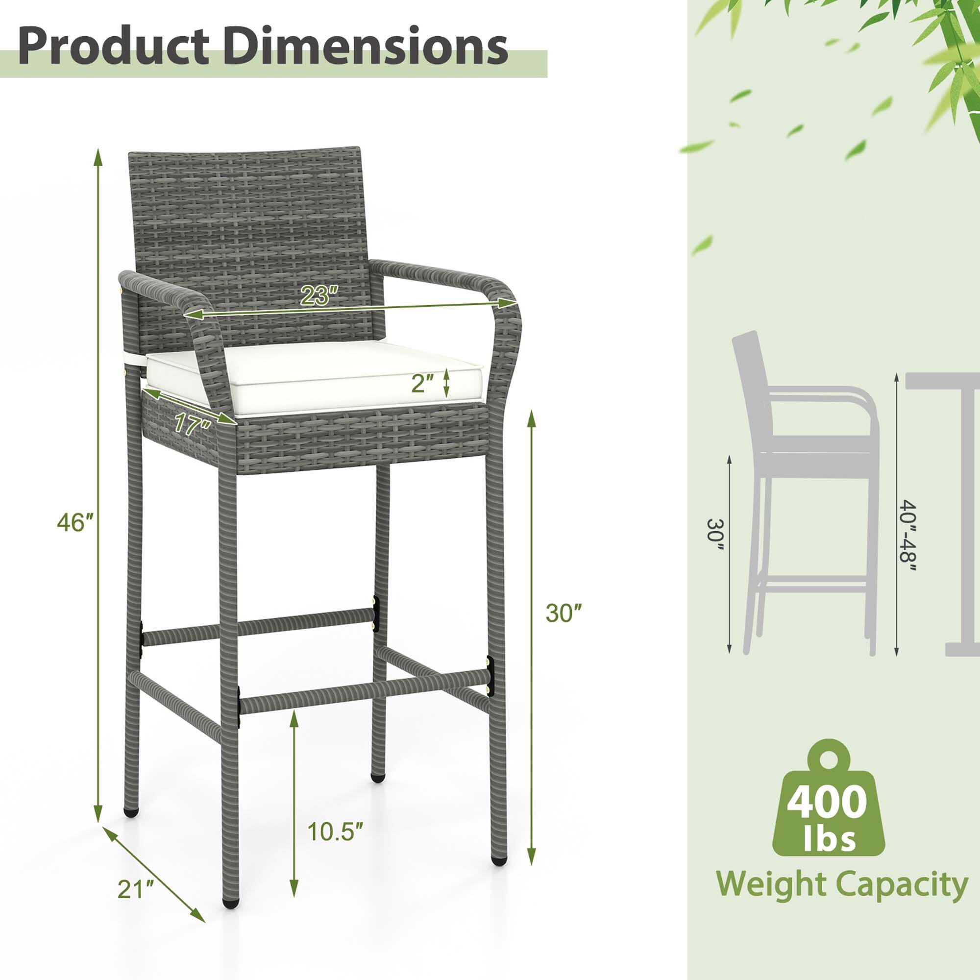 Product Dimensions: 23", 17", 2", 46", 30", 40"-48", 21", 10.5"

Weight Capacity: 400 lbs