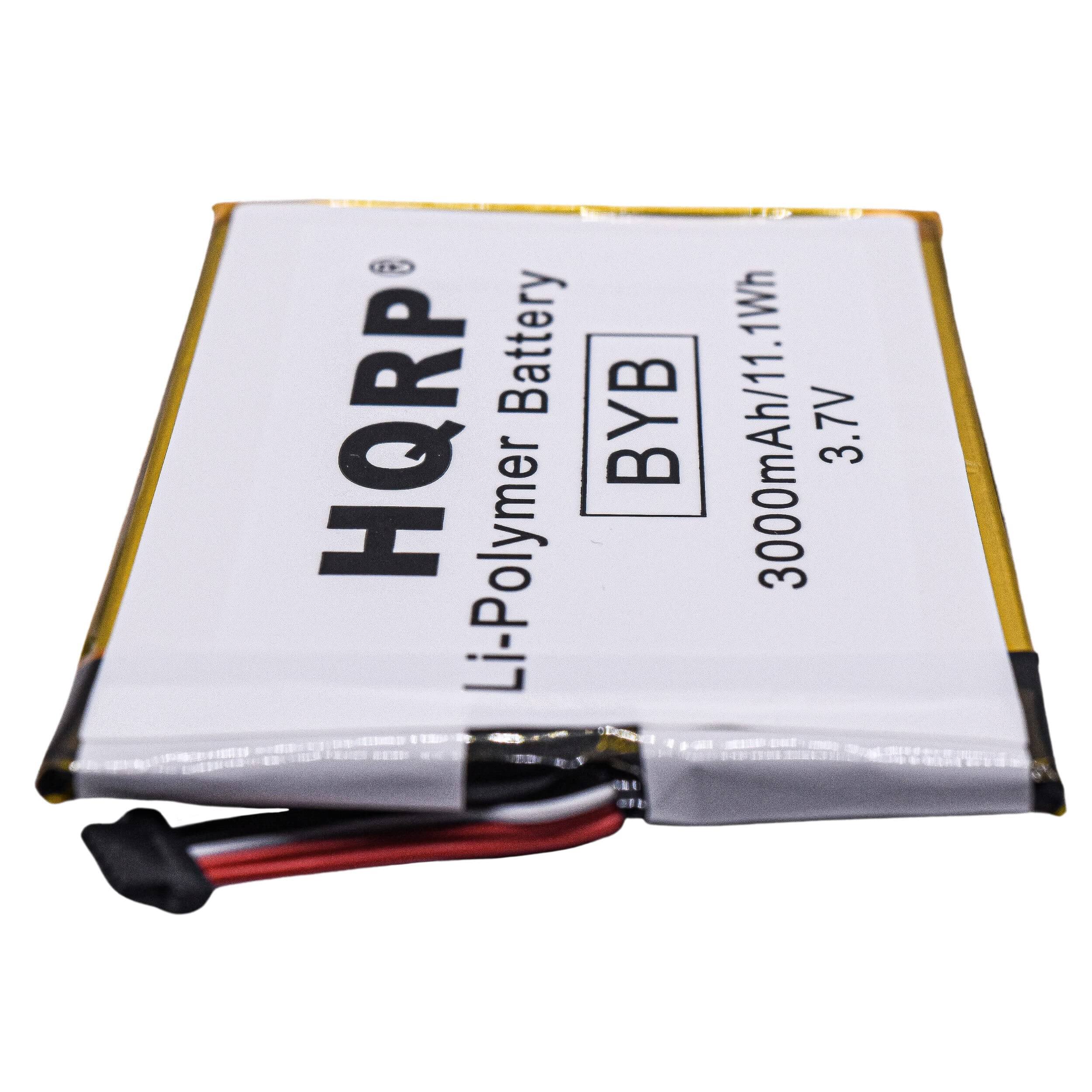 HQRP BYB Li-Polymer Battery 3000mAh/11.1Wh 3.7V
