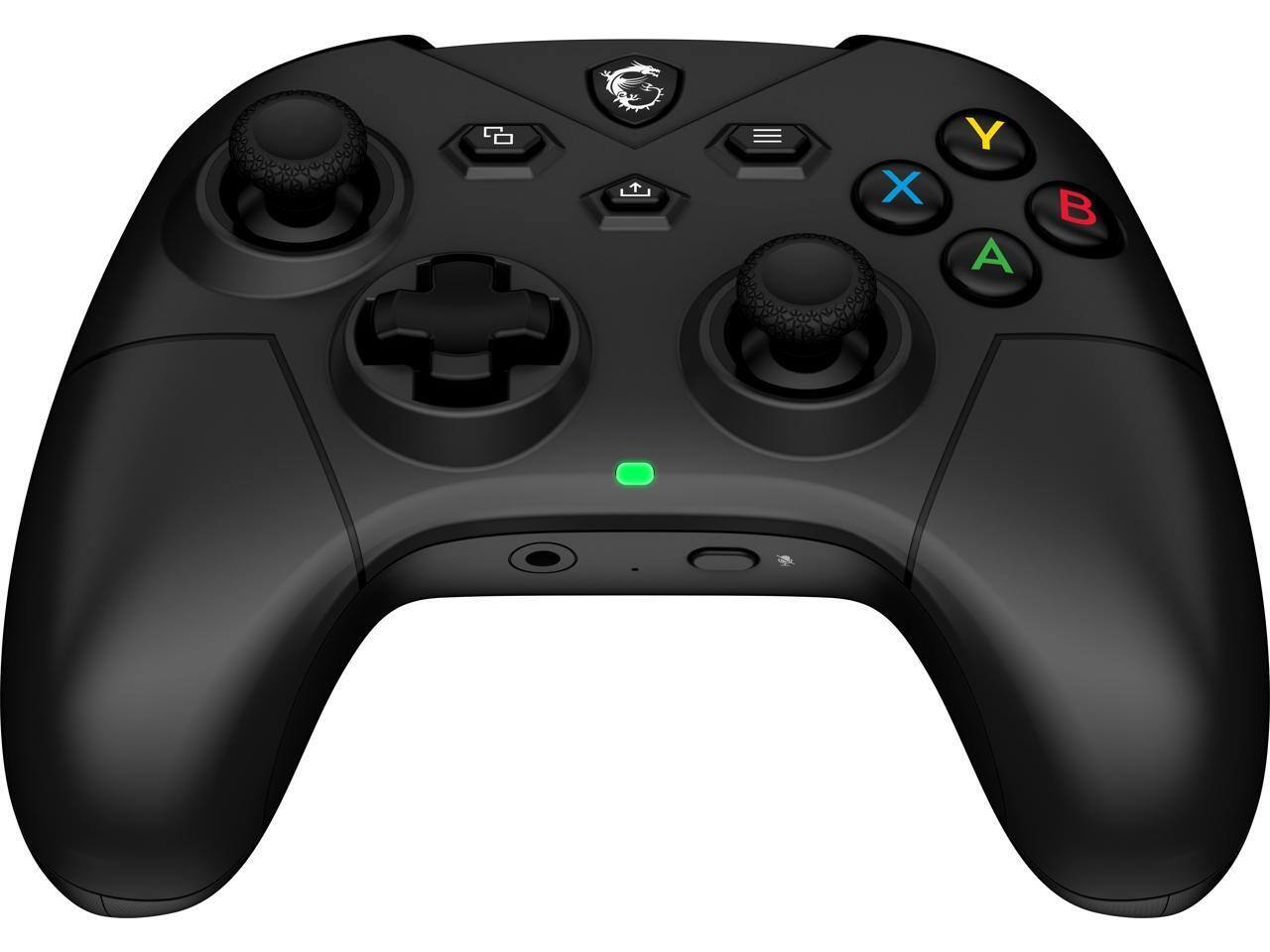 Alt View 5. MSI - MSI Force GC300 Wireless PC Game Controller, 2.4GHz, Bluetooth, USB-C - Black.