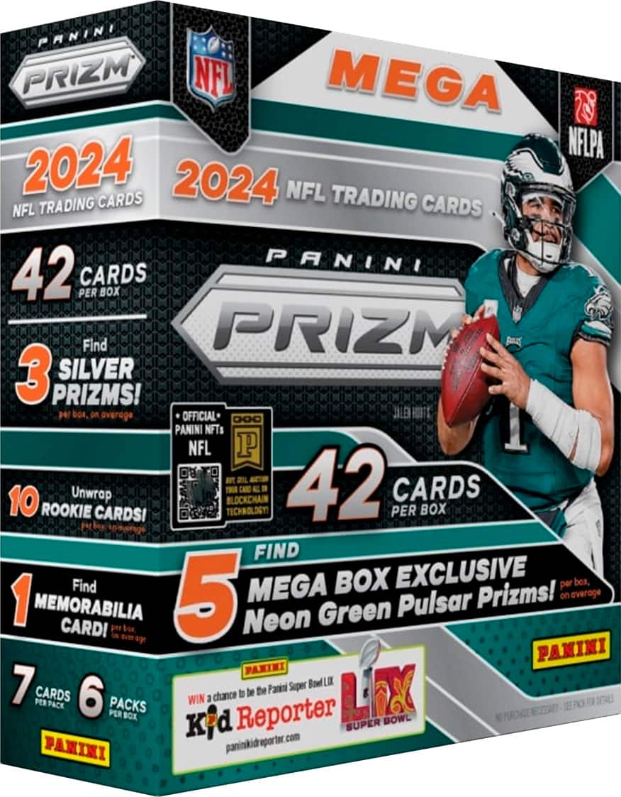 Panini - 2024 Prizm Football Mega Box - Front_Zoom