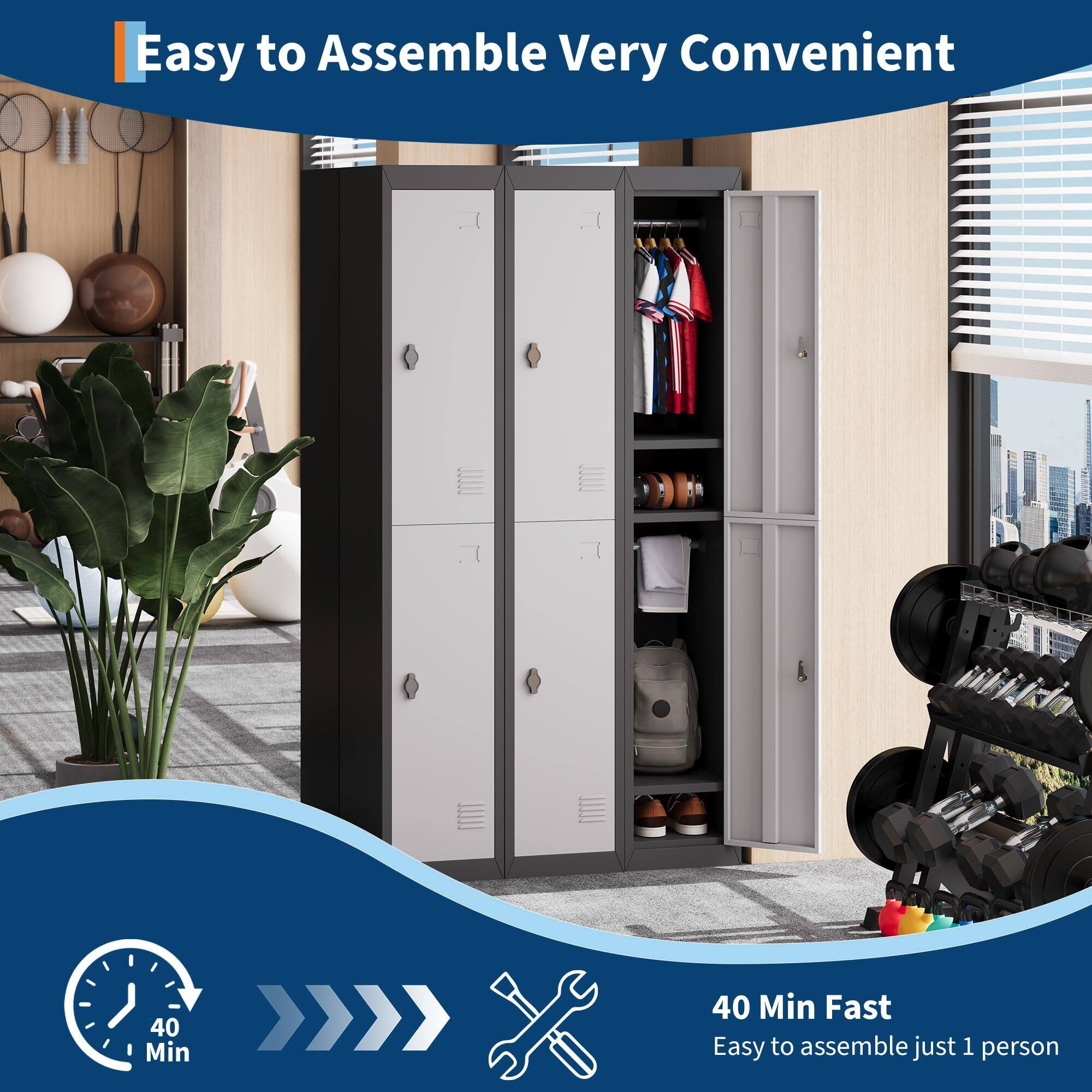 Easy to Assemble Very Convenient

40 Min Fast
Easy to assemble just 1 person
