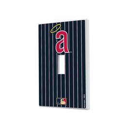 Keyscaper - Los Angeles Angels 1971 Cooperstown Pinstripe Single Toggle Light Switch Plate - Multicolor