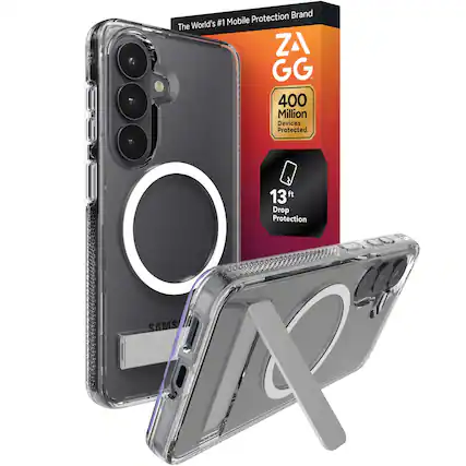 Protection Brand World's #1 Mobile The ZAGG 400 Million Devices Protected 13 ft Drop Protection SAMSUNG