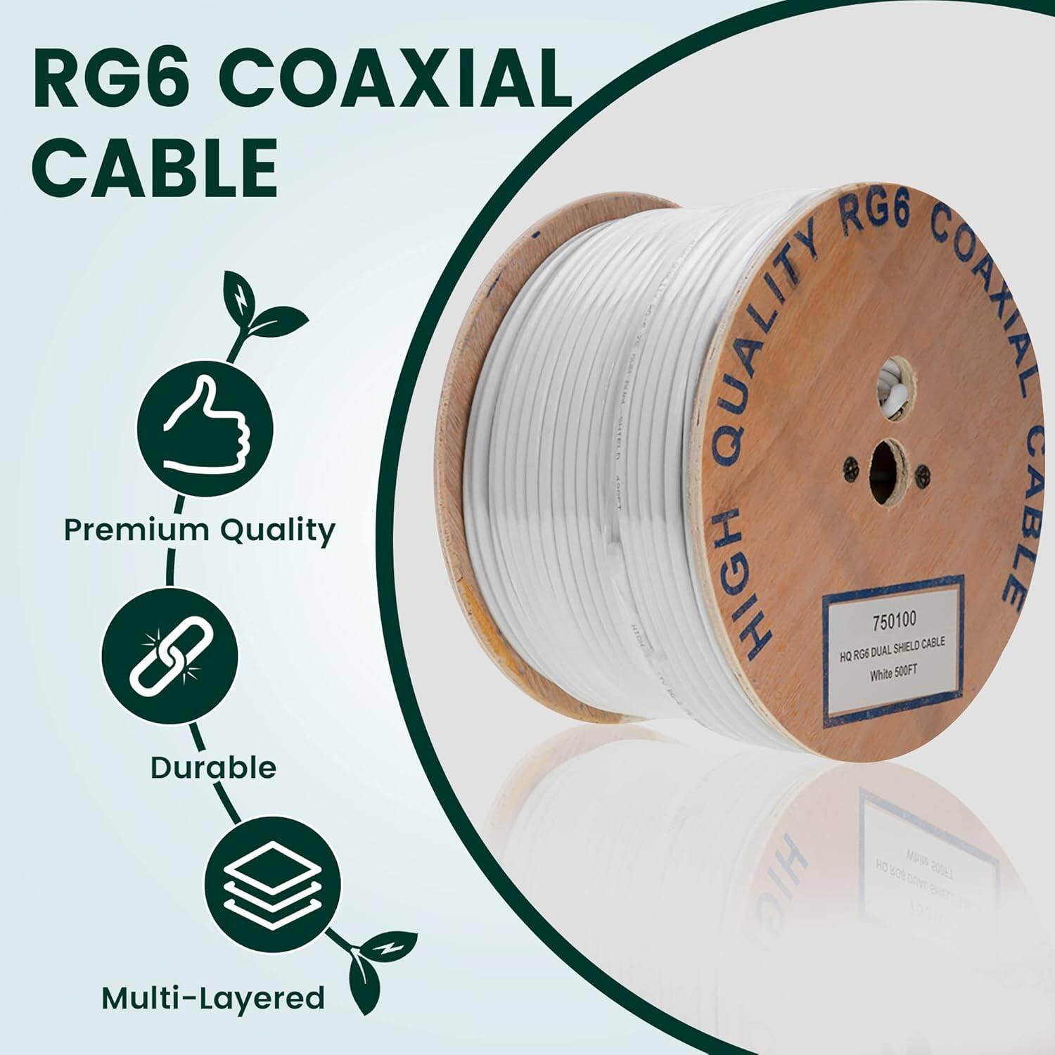 RG6 COAXIAL CABLE

Premium Quality
Durable
Multi-Layered

RG6 COAXIAL CABLE

RG6 QUALITY COAXIAL CABLE

750100

HO R26 DUAL SHIELD CABLE

White SOOFT

60% THR

HIC LOHT
