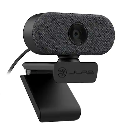 Front. JLab - GO USB Webcam - Black.