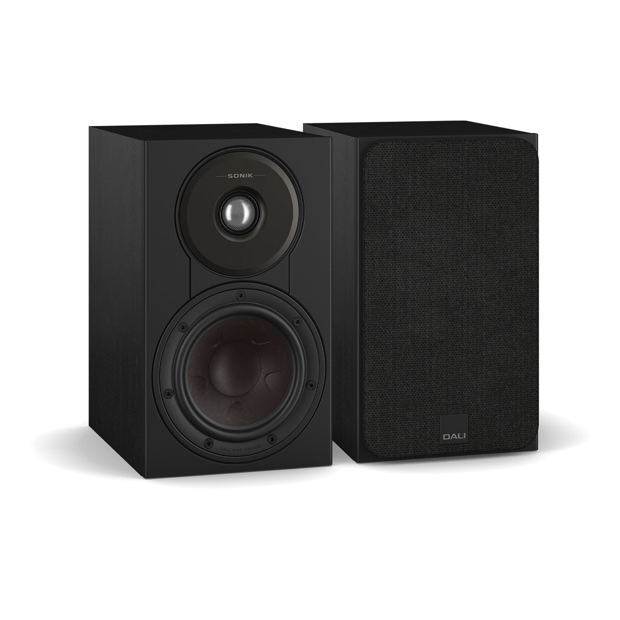 DALI - Sonik 1 Bookshelf Speakers (Pair) - Ash - Black