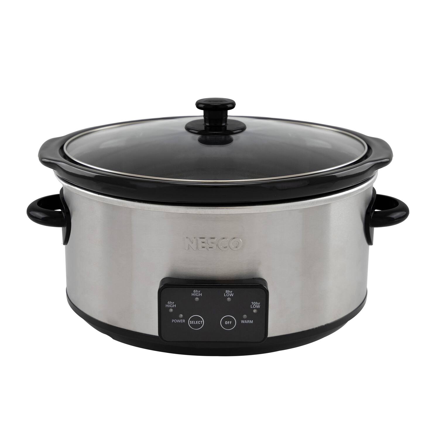 Nesco - 6-Qt. Stainless Steel Digital Slow Cooker - Metallic