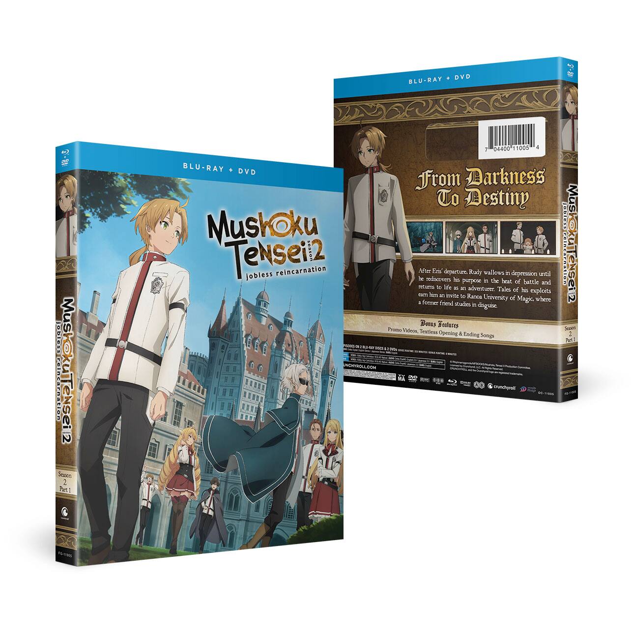 Alt View 1. Mushoku Tensei: Jobless Reincarnation - Season 2 Part 1   - BLU-RAY.