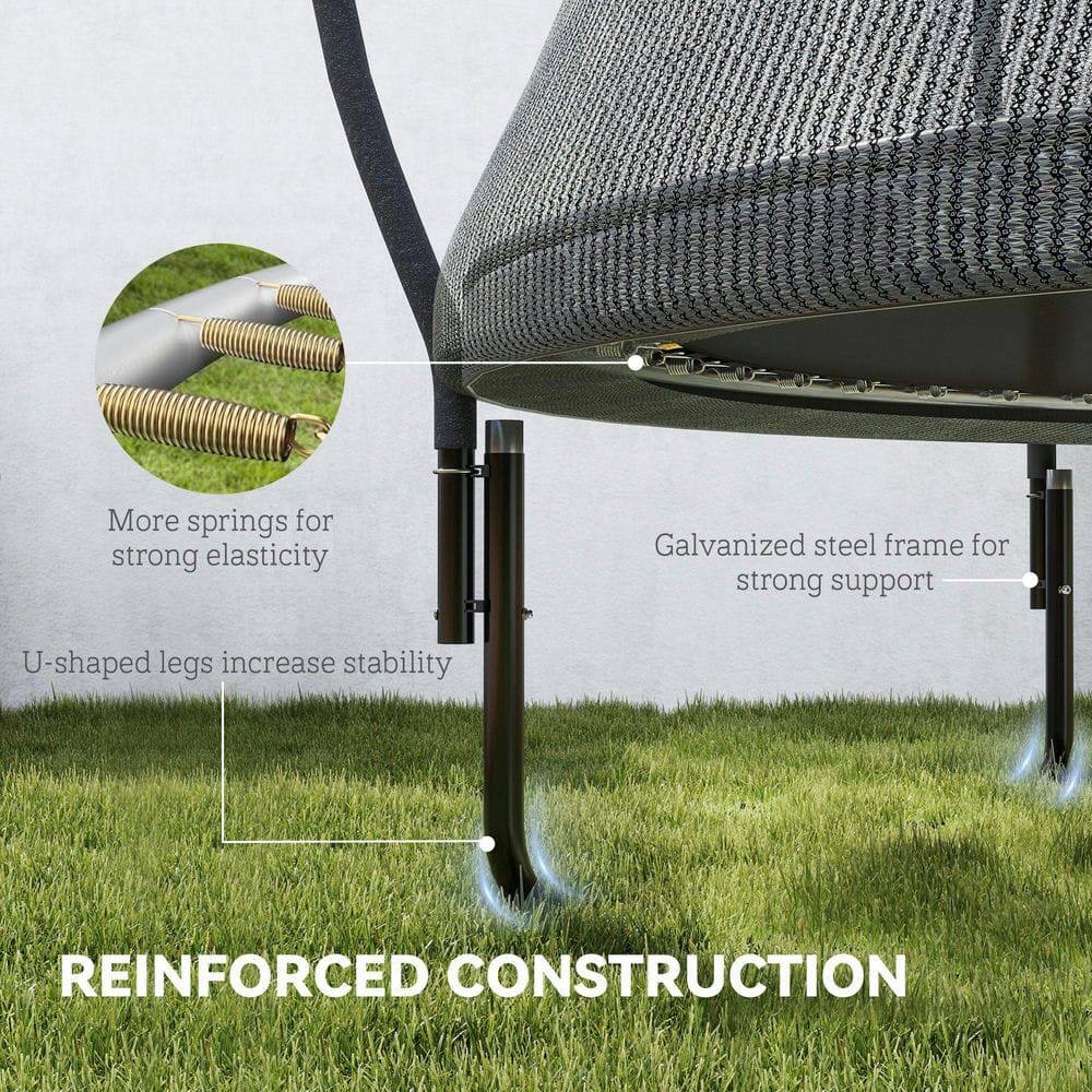 - More springs for strong elasticity
- Galvanized steel frame for strong support
- U-shaped legs increase stability
- REINFORCED CONSTRUCTION