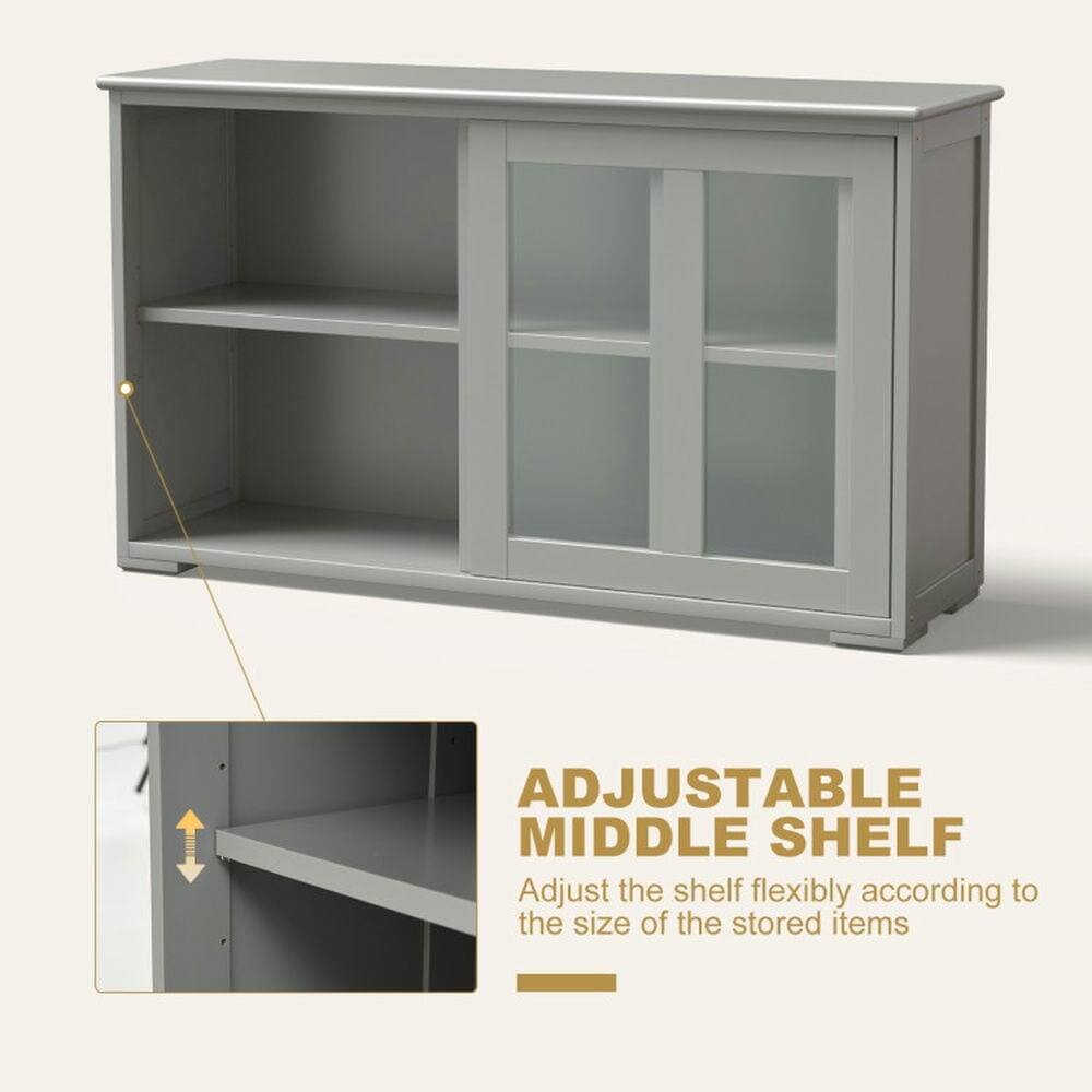 ADJUSTABLE MIDDLE SHELF  
Adjust the shelf flexibly according to the size of the stored items