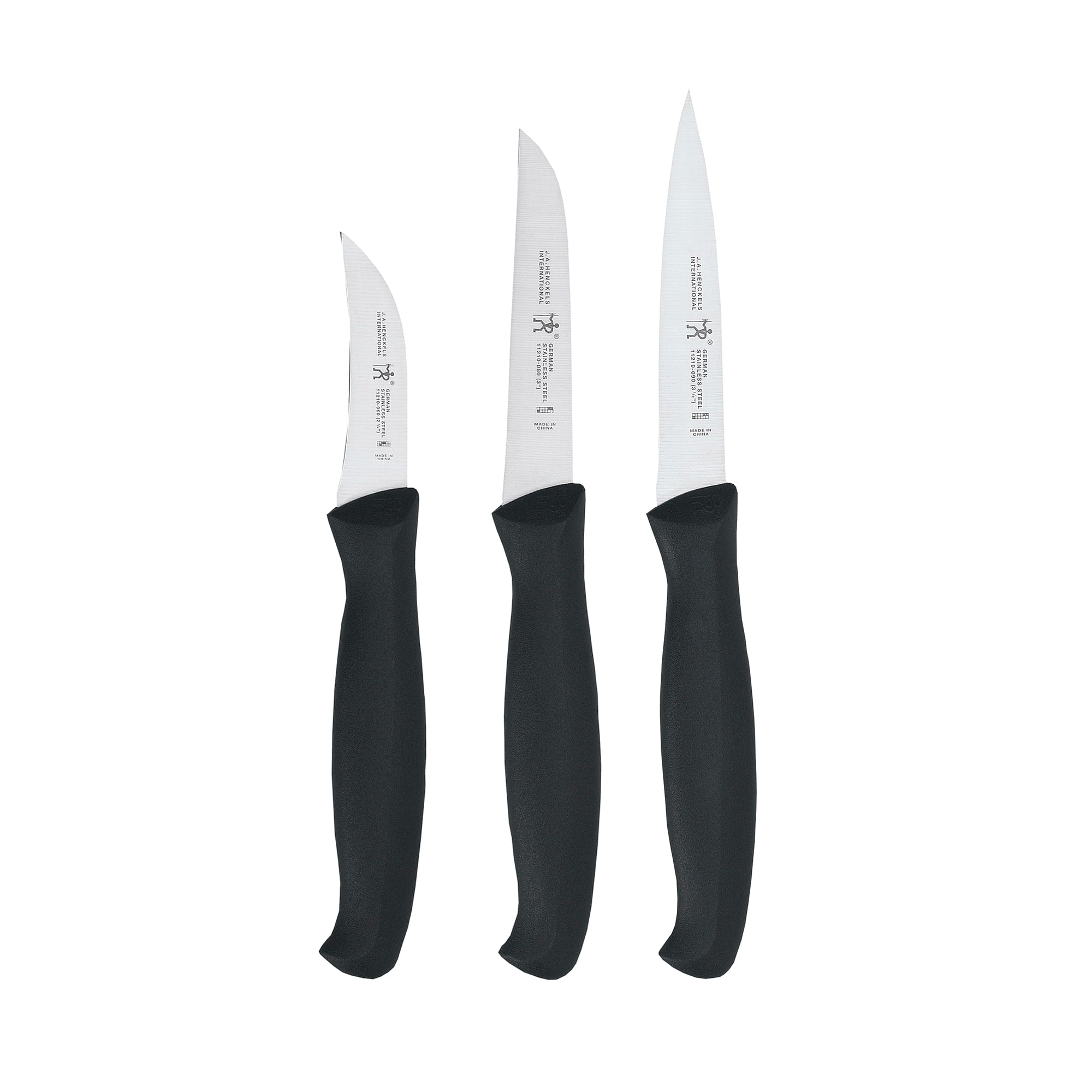 Henckels - 3-pc Paring Knife Set - Black
