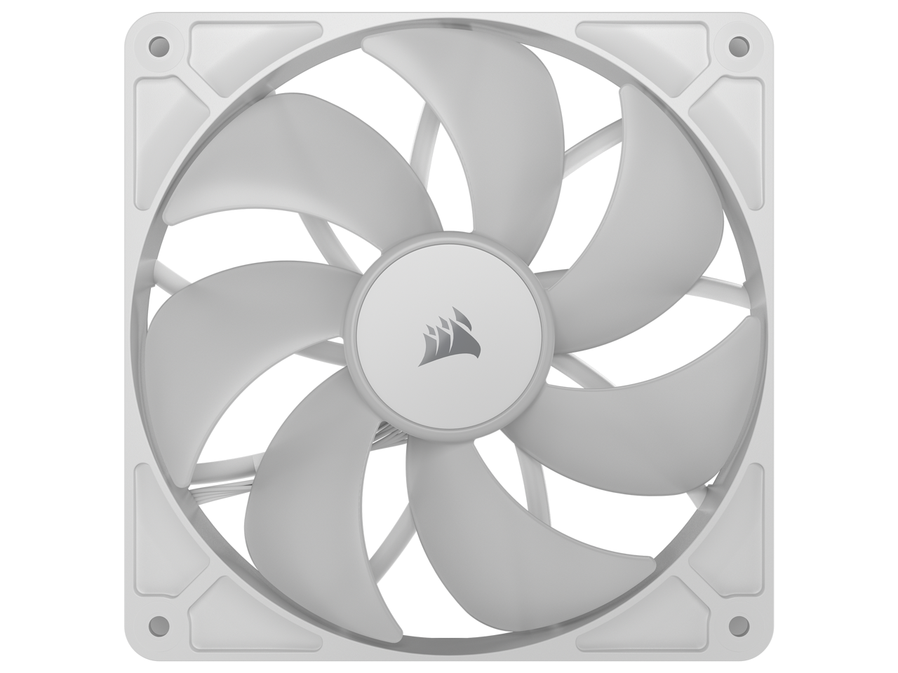 Alt View 5. CORSAIR - CORSAIR RS140 ARGB PWM 140mm Fans (Dual Pack) - White, Simplified Control, AirGuide Cooling, Magnetic Bearing - White.