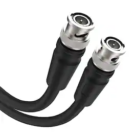 Core Tech - 25-Foot 12G SDI BNC Cable, 16 AWG RG11 75-Ohm Coaxial Cable Supporting 4K at 60Hz - Black
