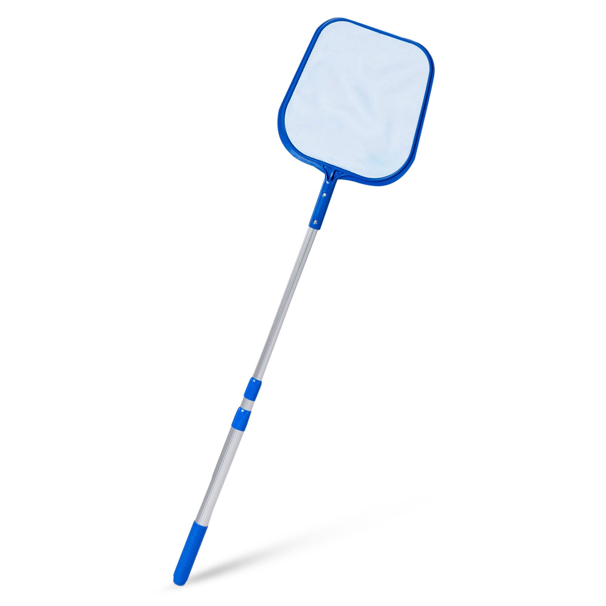 Alt View 1. Swimline - Swimline Pool & Spa Leaf Skimmer Net w/ 48" Adjustable Aluminum Telescopic Pole - Blue.