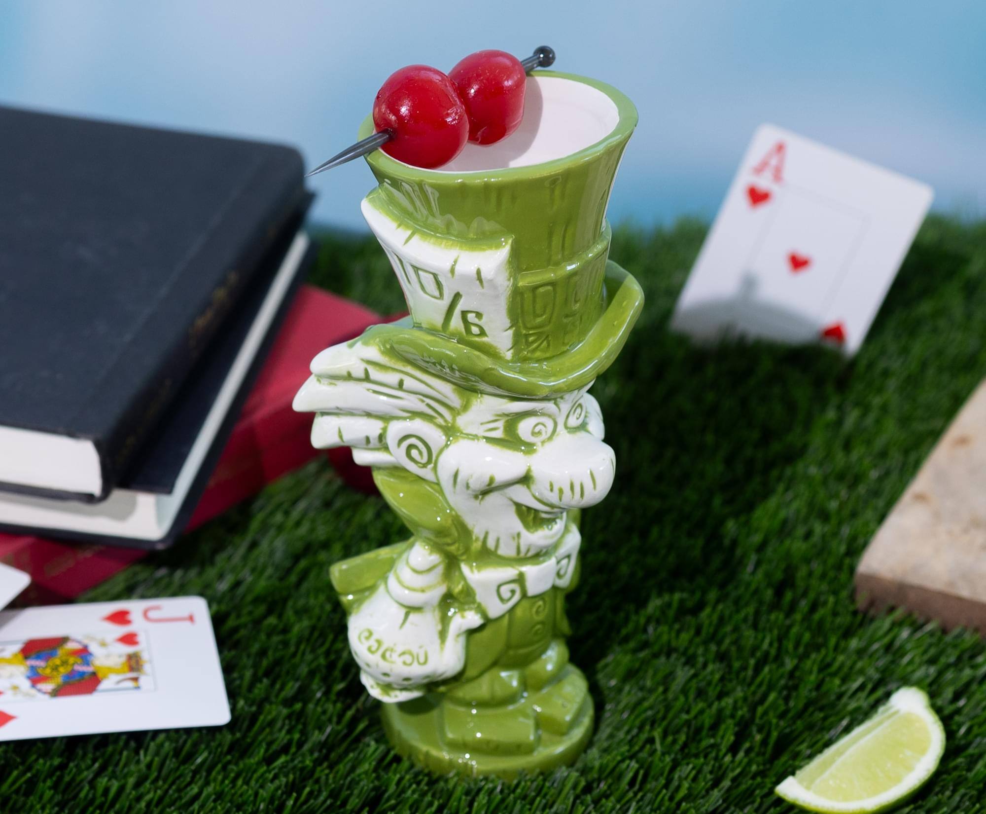 Alt View 2. Disney - Geeki Tikis Disney Alice In Wonderland Mad Hatter Ceramic Mug | Holds 10 Ounces - Green.