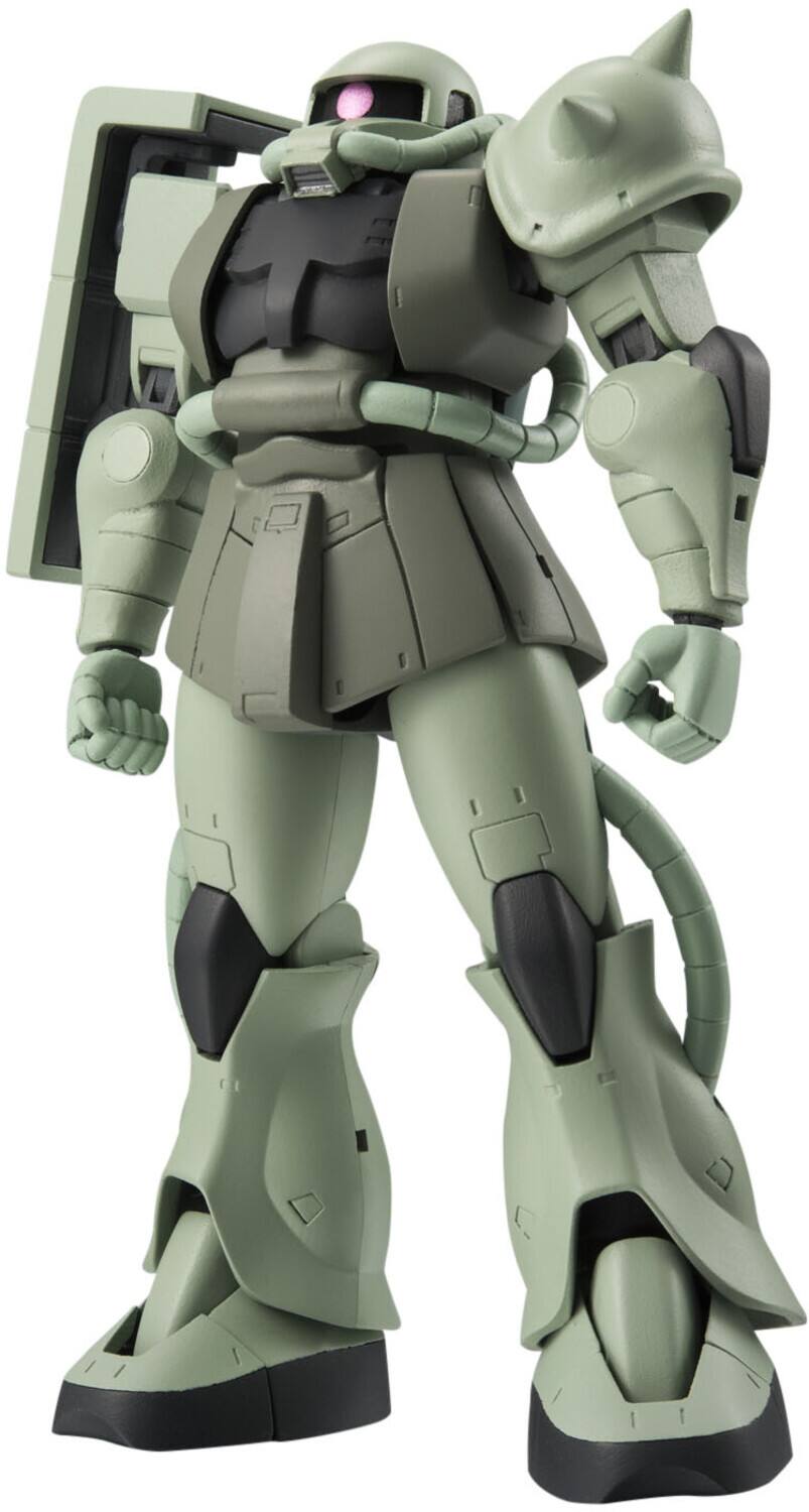 Front. Bandai - Tamashi Nations - Moblie Suit Gundam - THE ROBOT SPIRITS - MS-06 ZAKU II Version A.N.I.M.E.   - COLLECTIBLES - Multicolor.
