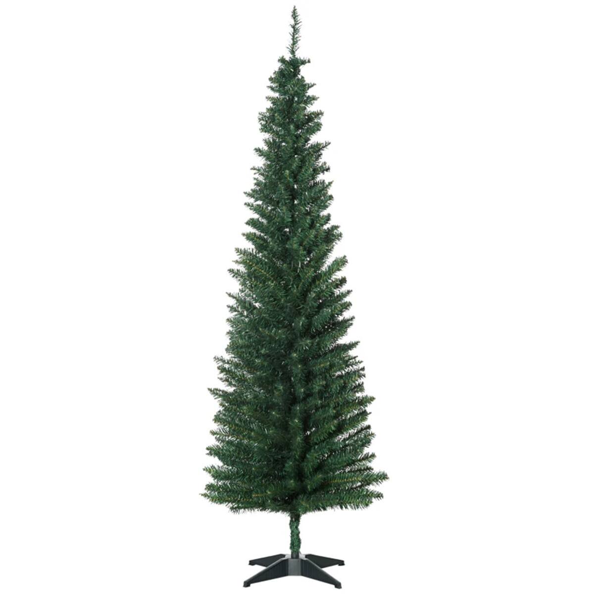 Front. Spaco - Spaco 6FT Pencil Artificial Christmas Tree - Green.