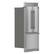 Left. Forno Appliances - 30 in. Wide Gallipoli 17.5 Cu. Ft. Freestanding French Door Refrigerator with Decorative Trim Grill - Stainless Steel.
