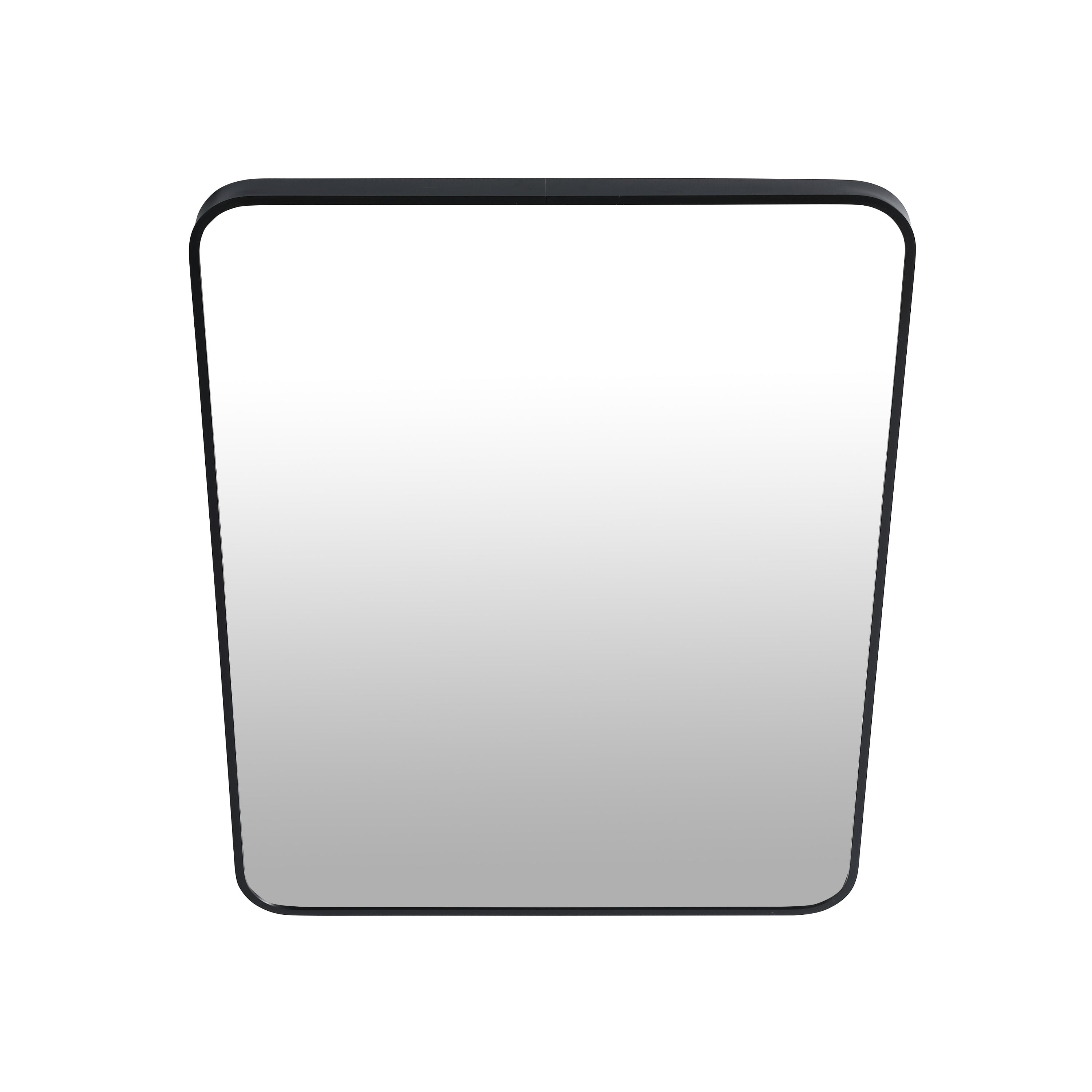 Alt View 4. BreeBe - 24 x 32 Inch Bathroom Mirror Black Aluminum Frame - Black.