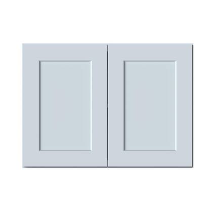 Front. Boyel Living - 33in.W x12in.D x24in.H WALL CABINET Fully assembled Cabinet With Two HDF Doors - Gray.