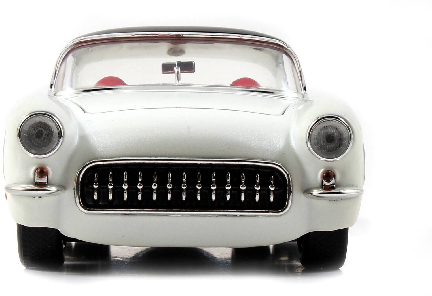 Alt View 4. Jada Toys - Big Time Muscle - 1:24 1957 Chevy Corvette Die-Cast Car   - COLLECTIBLES - Multicolor.