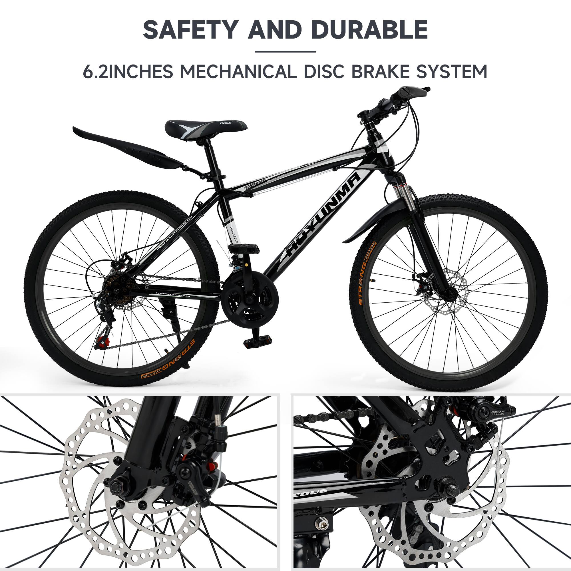 SAFETY AND DURABLE  
6.2 INCHES MECHANICAL DISC BRAKE SYSTEM