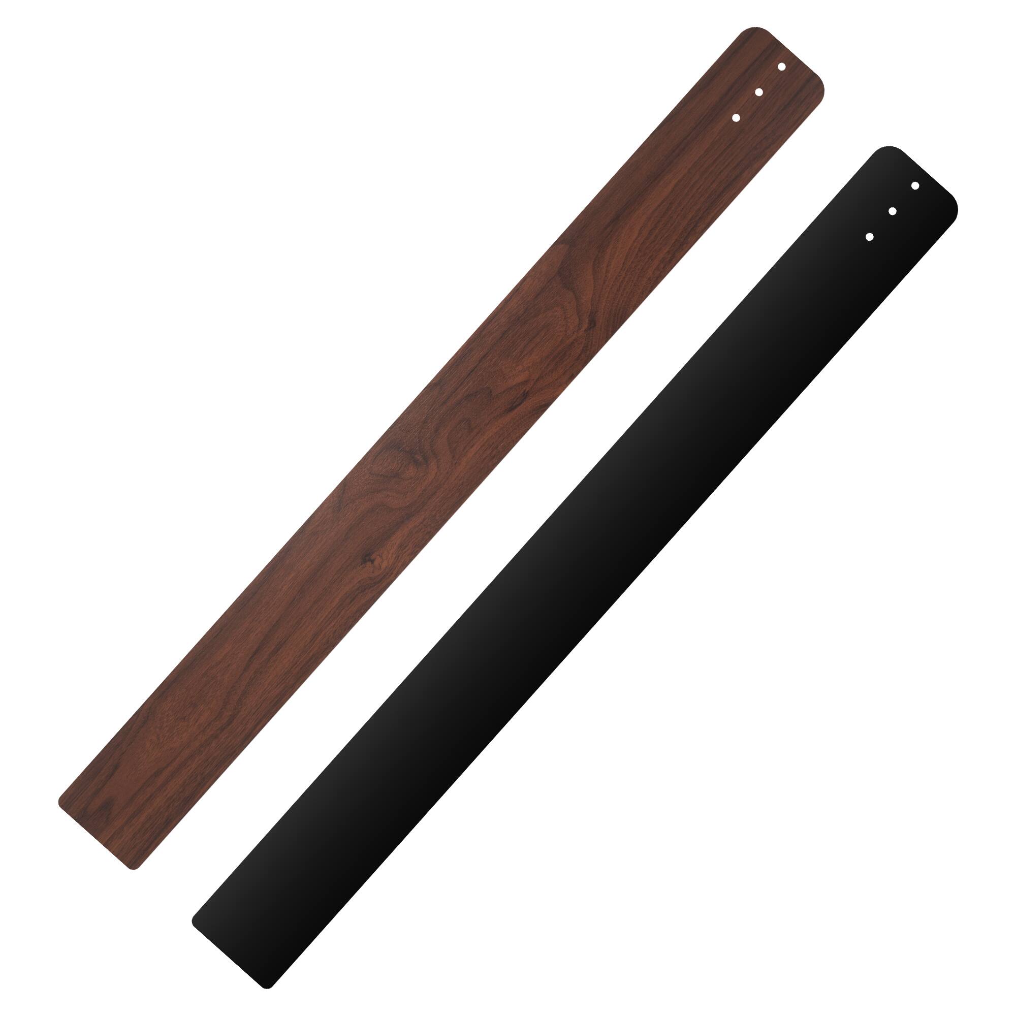 Alt View 10. Breezary - 84 Inch Great Ceiling Fan with Remote Control, 9 Reversible Plywood Blades, DC Motor, 3 Downrods, Light/No Light Options - Black (With Light).