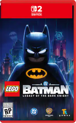 LEGO BATMAN: LEGACY OF THE DARK KNIGHT
NINTENDO SWITCH
RATING PENDING (RP)
ESRB
DC
WARNER BROS. GAMES
T games - RP (Rating Pending)