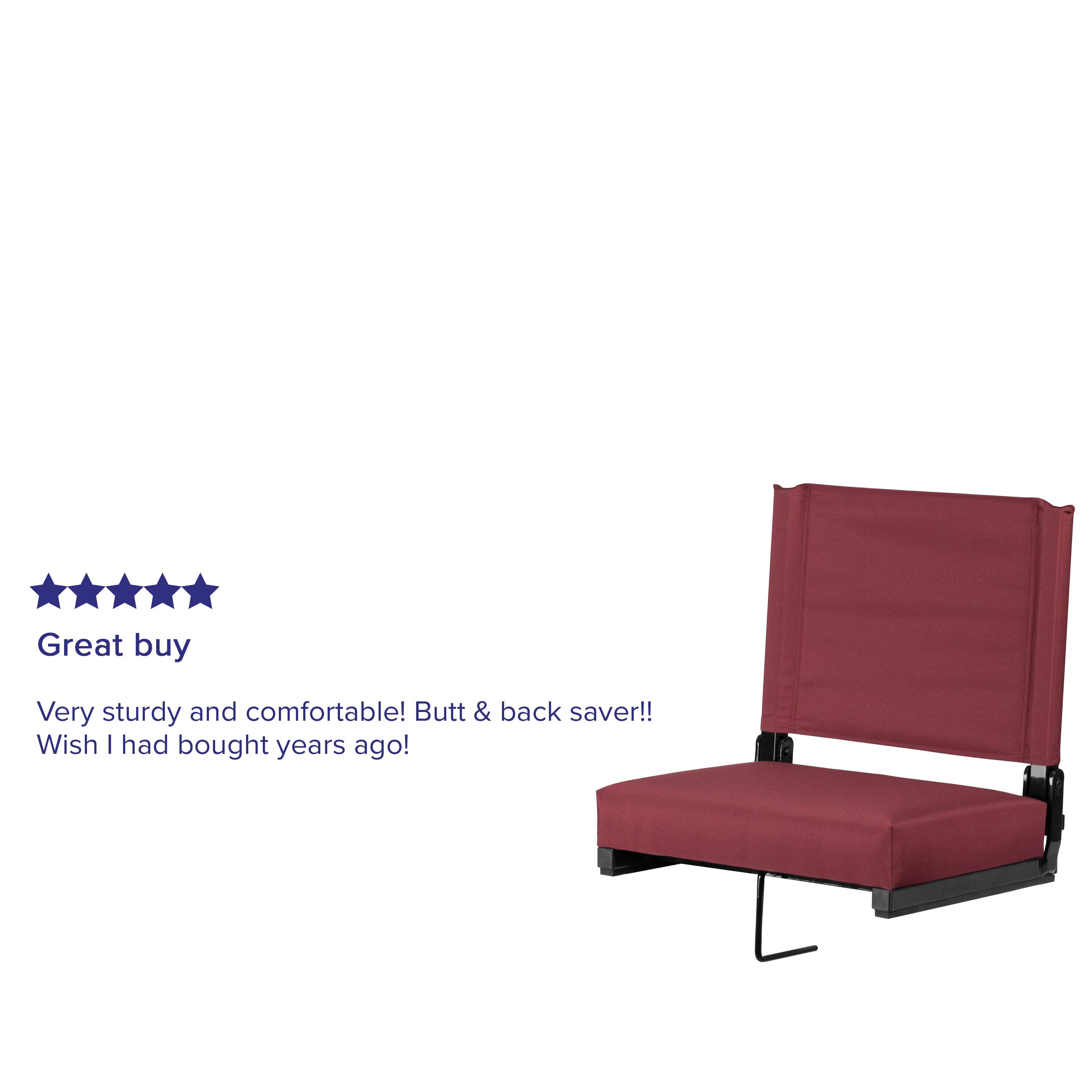 Great buy

Very sturdy and comfortable! Butt & back saver!! Wish I had bought years ago!