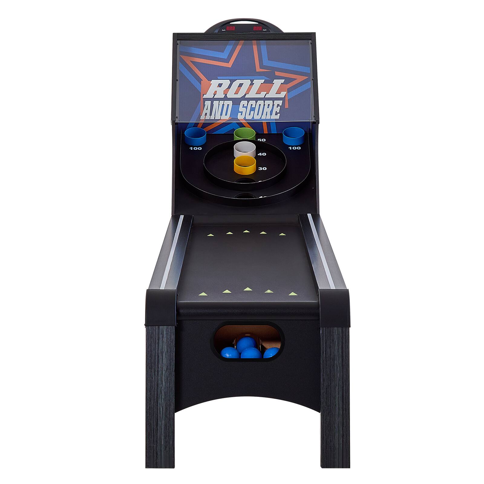 VEVOR 9' Roll and Score Classic Arcade Game Table, with LED