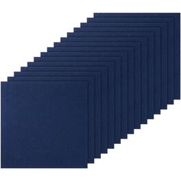 VEVOR - Carpet Tiles Peel and Stick, 24”x24” Squares Self Adhesive Carpet Floor Tile, Soft Padded Carpet Tiles, Easy Install DIY - Deep Blue