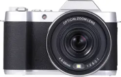 Vivitar - 4K Hybrid Optical Zoom Camera - Silver/Black - Front_Zoom